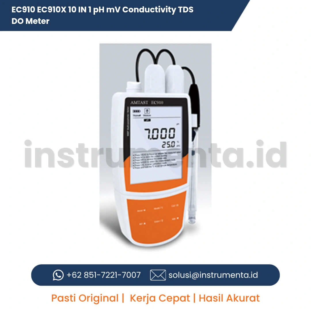 Authorized Distributor EC910 EC910X 10 IN 1 pH/mV Conductivity/TDS/DO Meter Alat Ukur Kualitas Air Laboratorium Multi-Parameter